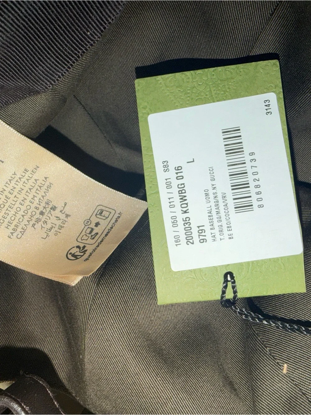 Authentic  Gucci Hat